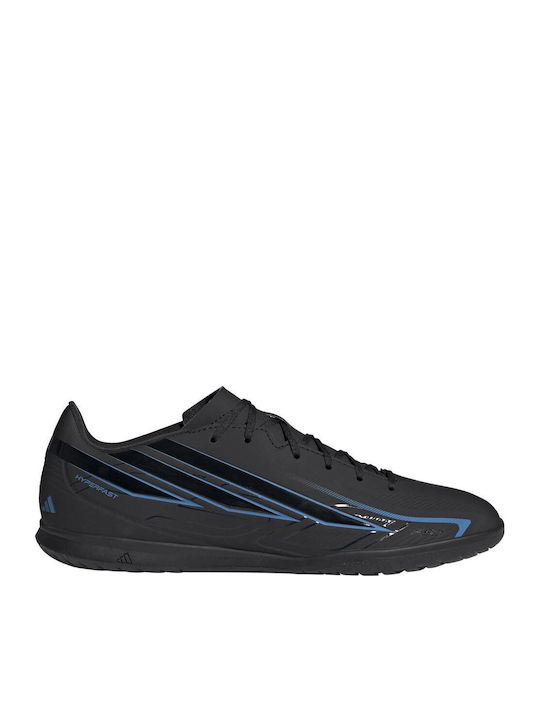 adidas F50 Hyperfast Club IN Fußballschuhe Halle Schwarz
