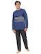 Billy Summer Men's Pyjamas Blue Indigo