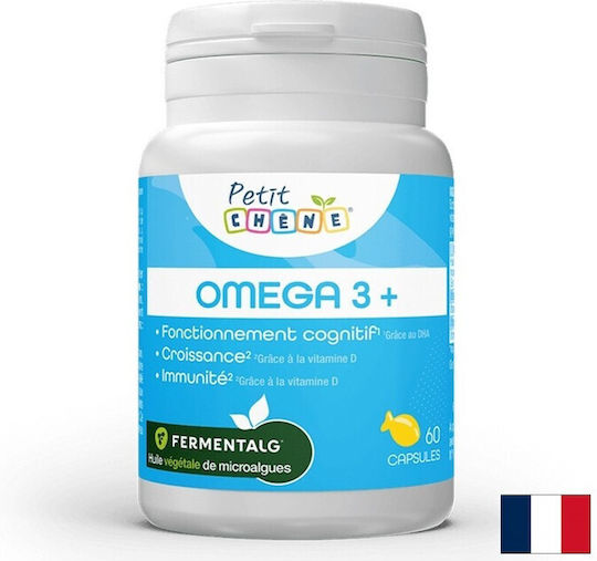 Les Trois Chenes Омега 3 + Рибено масло 250mg 60 капсули с вкус Pure