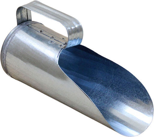 Kommerzielle Lebensmittelschaufel Metallisch Galvanisiert 19 cm Serie 1