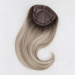 Toupee Συνθετική Τρίχα Gkm Luxury Ψυχρό Σαντρέ Ξανθό 1023