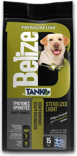 Tanko 15kg Trockenfutter für Erwachsene kastrierte Hunde mit Huhn und Reis