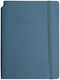 Type Center Εβδομαδιαία Ατζέντα A5 2027 Μπλε Δερμάτινη 14x20.5εκ. (με Προσωποποίηση)