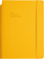 Type Center Ατζέντα A5 2027 Κίτρινη Δερμάτινη (με Προσωποποίηση) Type Center Ατζέντα A5 2027 Κίτρινη Δερμάτινη (με Προσωποποίηση)