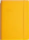 Type Center Daily Agenda A5 2027 Yellow Leather 14x20.5cm (with Personalization)