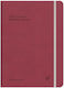 adBook Tägliche Tagesordnung 2027 Rote 14x21cm
