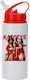 Digital Place Kinder Trinkflasche aus Aluminium Weiß 600ml