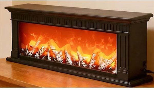 Dekoratives Tischlampen Wärmes Weiß Kamin 64x12x21cm