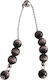 Kalliopi Silver Kalliopi Silver Sorgenperlen mit 10 Perlen Länge 25cm Grau