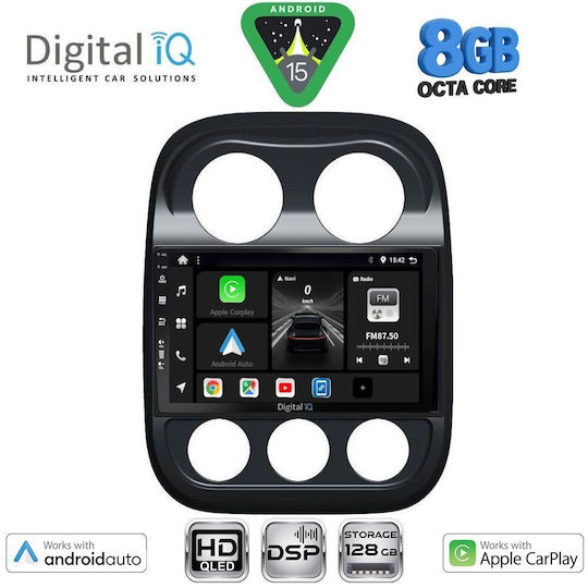 Digital IQ Bxf 18277_cpaa 10 инчов мултимедиен таблет Jeep Compass Patriot модел 2007-2016