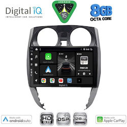 Digital IQ Auto-Audiosystem Für Nissan Note 2012-2020 Bluetooth USB Eingebautes Wi-Fi GPS Apple CarPlay Android Auto Mit 10 Zoll Touchscreen