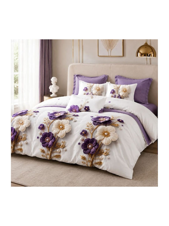 Pucioasa Set Huse Pentru Pilote 200x230cm Dublă...