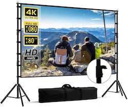 Οθόνη Προβολής 120\" 2 Τρίποδα 4k Hd 16:9 Soft White Πανί Home Cinema 265x150cm Οθόνη Προβολής 120\" 2 Τρίποδα 4k Hd 16:9 Soft White Πανί Home Cinema 265x150cm