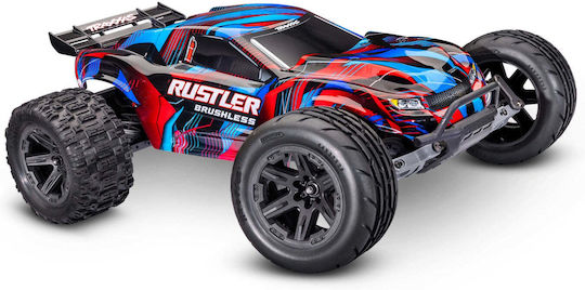 Traxxas Rustler Τηλεκατευθυνόμενο Φορτηγό 2WD Κόκκινο