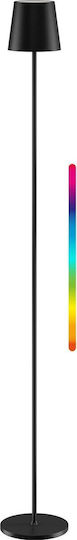 Goobay Lampadar cu LED Înălțime 122 cm cu Lumină RGBW 220 lm Negru