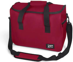 CabinFly Economy Geantă Voiaj 24lt Roșie Din Material M40xL20xÎ30cm CabinFly Economy Geantă Voiaj 24lt Roșie Din Material M40xL20xÎ30cm