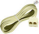 Cablu Telefonic Prelungitor 6p4c Masculin 2 Femele 3m Bej T206 213 Comp Set 5