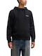 Sweatshirt mit Kapuze Schwarz