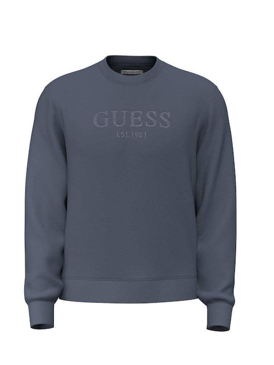 Guess Φούτερ Grey Shadow Blue