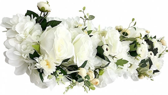 Artificial Flower Arrangement 100x30cm – Rich Table Decoration Ideal For Wedding Baptism Events Arches & Space Decoration