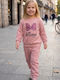 Kids Sweatpants Set Pink