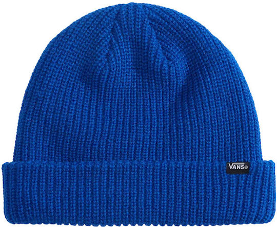 Core Basic Cuff Beanie Unisex Knitted Beanie in Blue Colour