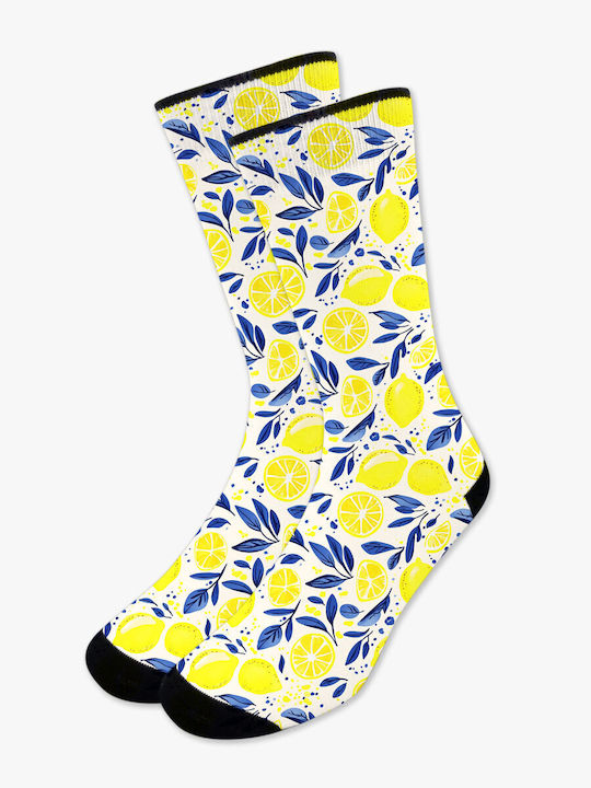 Socken Mit Druck Mustern Lemon Bliss Nodo