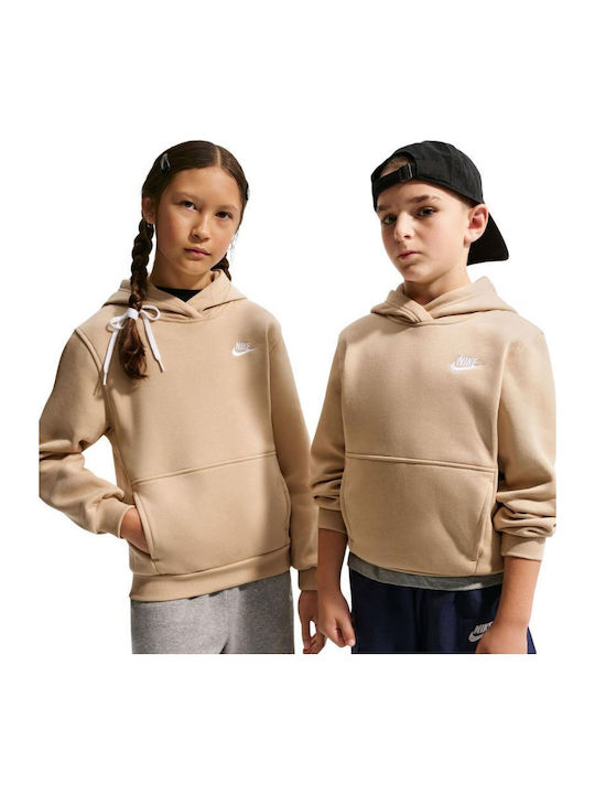 Nike Fleece Kids Hoodie with Hood and Pockets B...