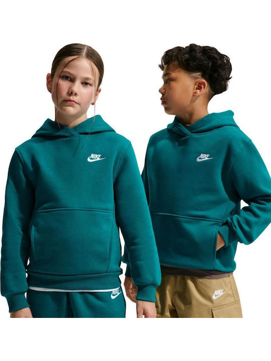 Nike Fleece Kids Hoodie With Hood and Pockets G...