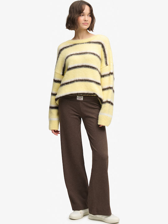 Superdry Damen Stoffhose Chestnut Braun