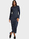 Summer Maxi T-Shirt Denim Dress