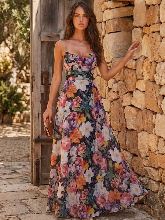 Summer Maxi Shirt Dress Floral 578208 291C