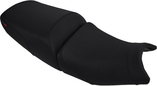 Калъф за седалка, съвместим със Suzuki Bandit GSF 650 1200 1250 2005-2009 Черен с черни шевове