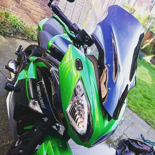 Motorise Mirror Caps Kawasaki Z1000sx Ninja 1000 2011-2019 Ninja 1000sx 2020 Ninja 400r-650r 2009-2016 Er-6f 2009-2016 58mo90