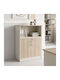 Buffet Greco from Wood Beige 80x40x120cm