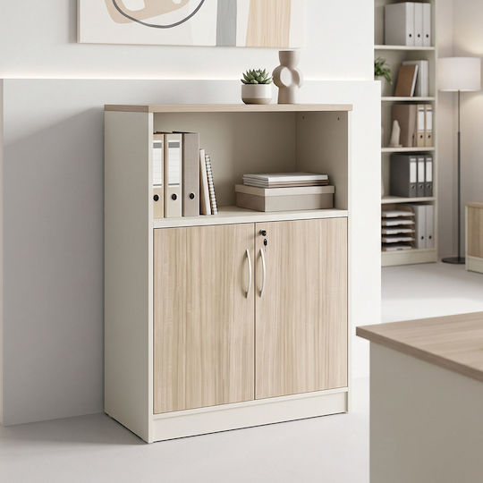 Buffet Greco from Wood Beige 80x40x120cm