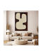 Inthebox Cactus Decorative Painting Frame 80x120x4cm Canvas Beige Dark Brown Ps 201-0018
