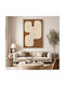 Inthebox Cactus Decorative Painting Frame 80x120x4cm Canvas Beige Light Brown