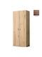 Doppeltür Kleiderschrank Kastanie 80x50x180cm