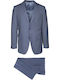 Men's Suit with Regular Fit Blue