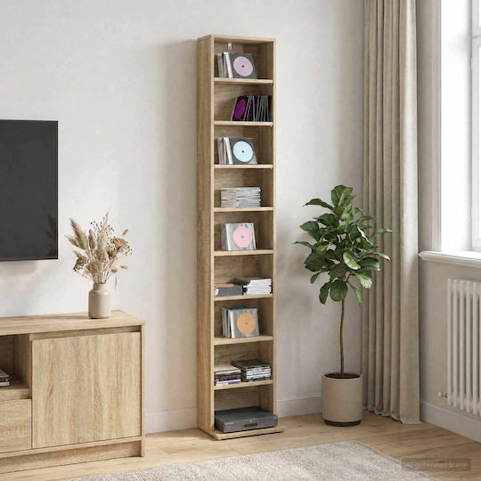 vidaXL Floor CD Case 33x23.5x175cm