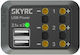 Skyrc Dc Power Distributor Banana Connector – Distribuitor de alimentare cu 3 ieșiri DC și 2 USB