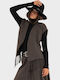Damen Strickjacke Braun S40M0368