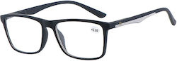 Cammello 5693 Men Reading Glasses +0.50 Black Gray