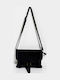 Women's Shoulder Crossbody Suede Black Bag