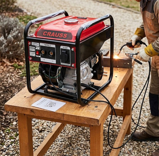 Kraft World Gasoline Generator Four-Stroke with Manual Starter