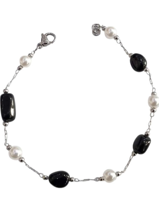 Kalliopi Silver Γυναικείο Βραχιόλι από Ατσάλι