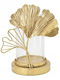 Lumarko Metall Kerzenhalter in Gold Farbe 17x21x12cm