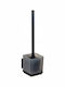 Wenko Inox Bathroom Toilet Brush Black