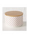 Boltze Set of 3 Ceramic Cereal Jars with Lid 10x10cm 3 Pieces